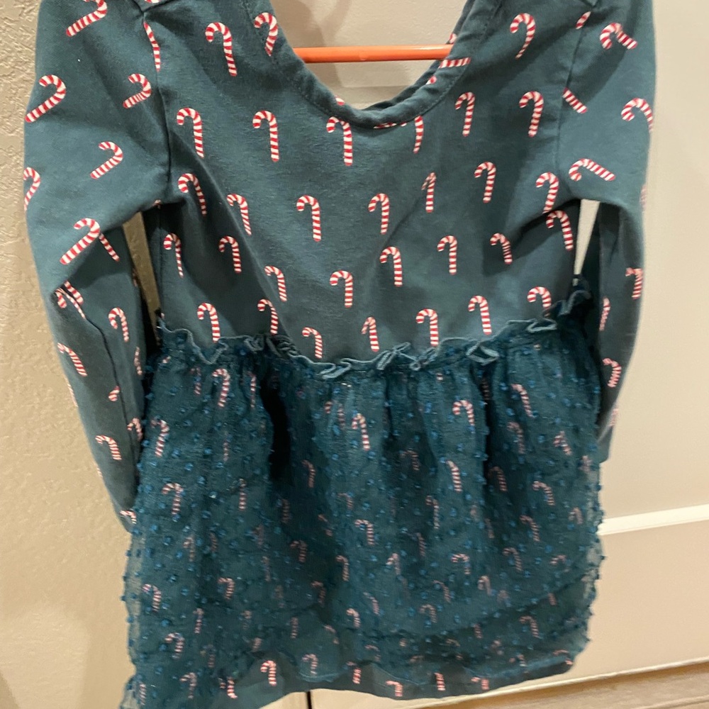 Candy Cane Print Dress